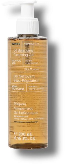 KORRES Olympus Tea Oil Balancing Cleansing Gel 200 ml