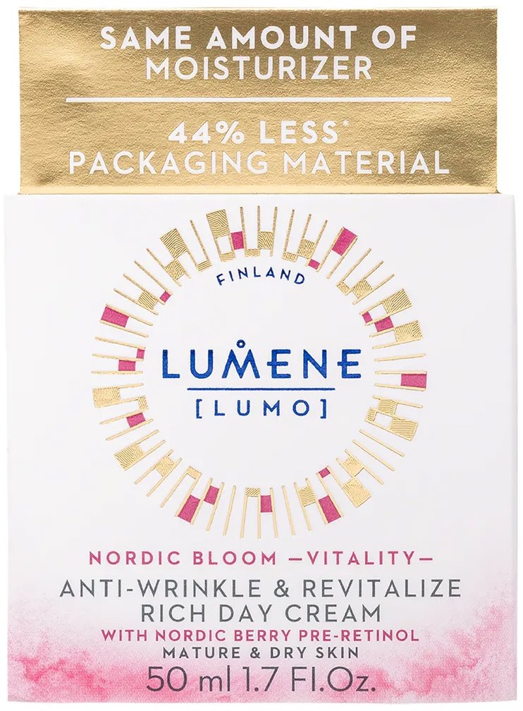 LUMENE Nordic Bloom Vitality Anti-Wrinkle & Revitalize Rich Day Cream 50 ml