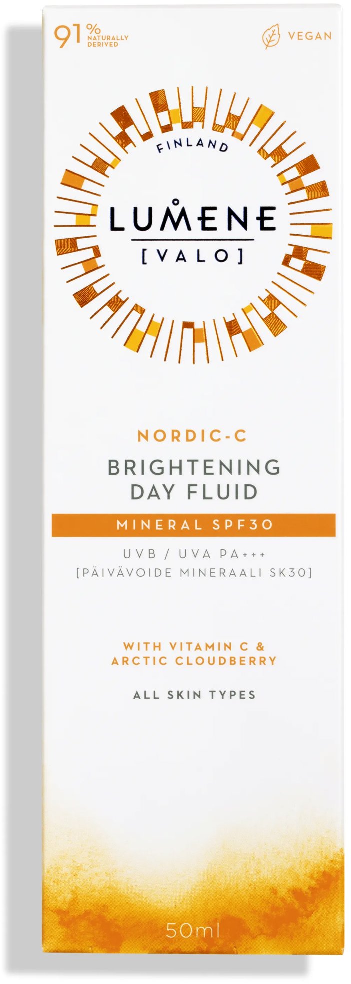 LUMENE Nordic C Brightening Day Fluid Mineral SPF 30 50 ml