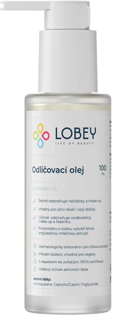 LOBEY Odličovací olej 100 ml