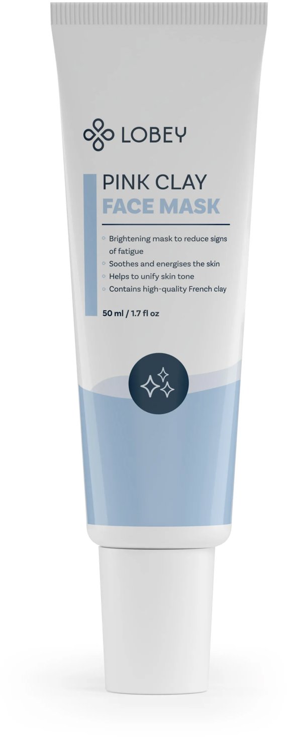 LOBEY Pleťová maska s ružovým ílom 50 ml