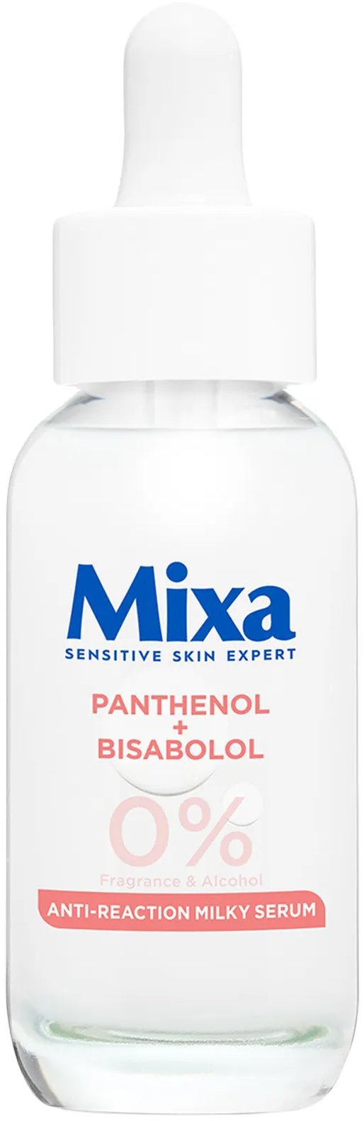 MIXA Anti-Reaction Upokojujúce mliečne sérum s panthenolom a bisabololom, 30 ml
