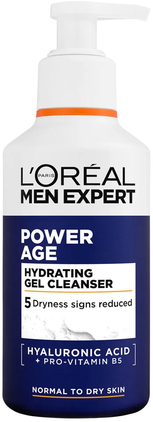 L'ORÉAL PARIS Men Expert Power Age hydratačný čistiaci gél, 260 ml