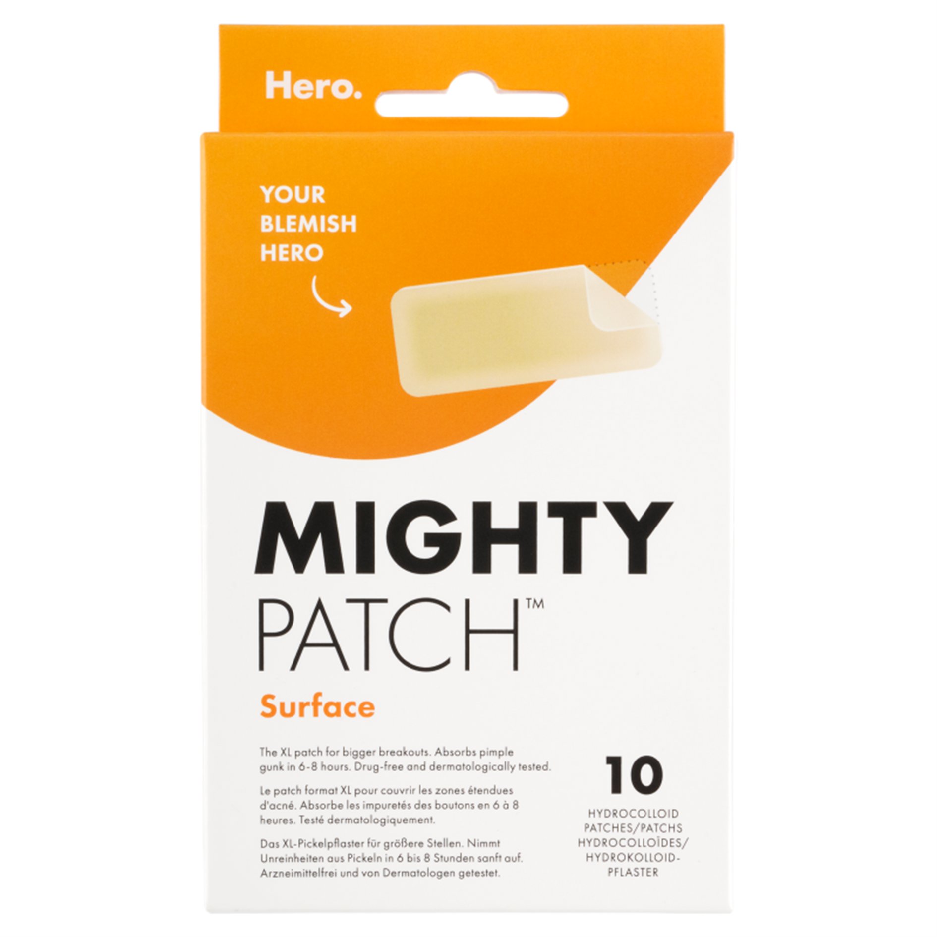 HERO Mighty Patch Surface 10 ks
