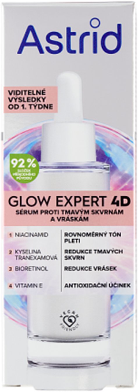 ASTRID Glow Expert sérum proti tmavým škvrnám a vráskam 30 ml