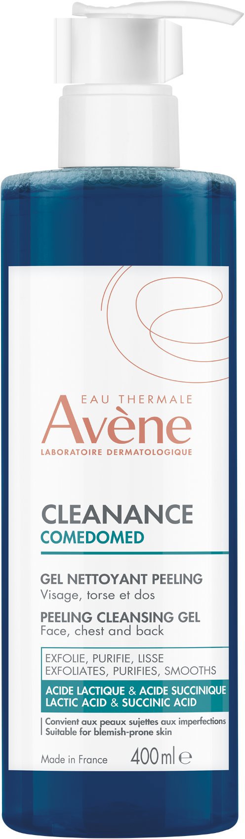 AVENE Cleanance ComedoMed Peelingový čistiaci gél 400 ml