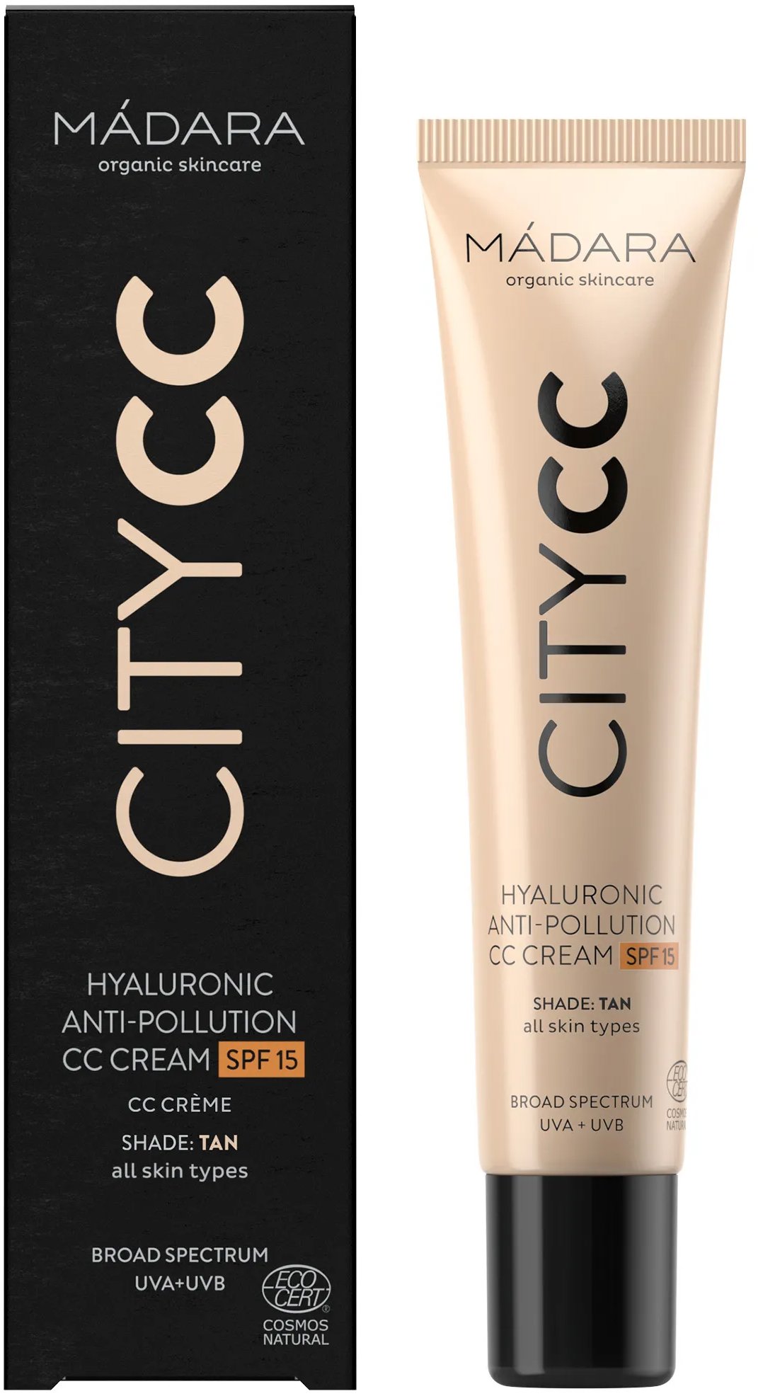 MÁDARA City CC Krém SPF 15 Tan 40 ml