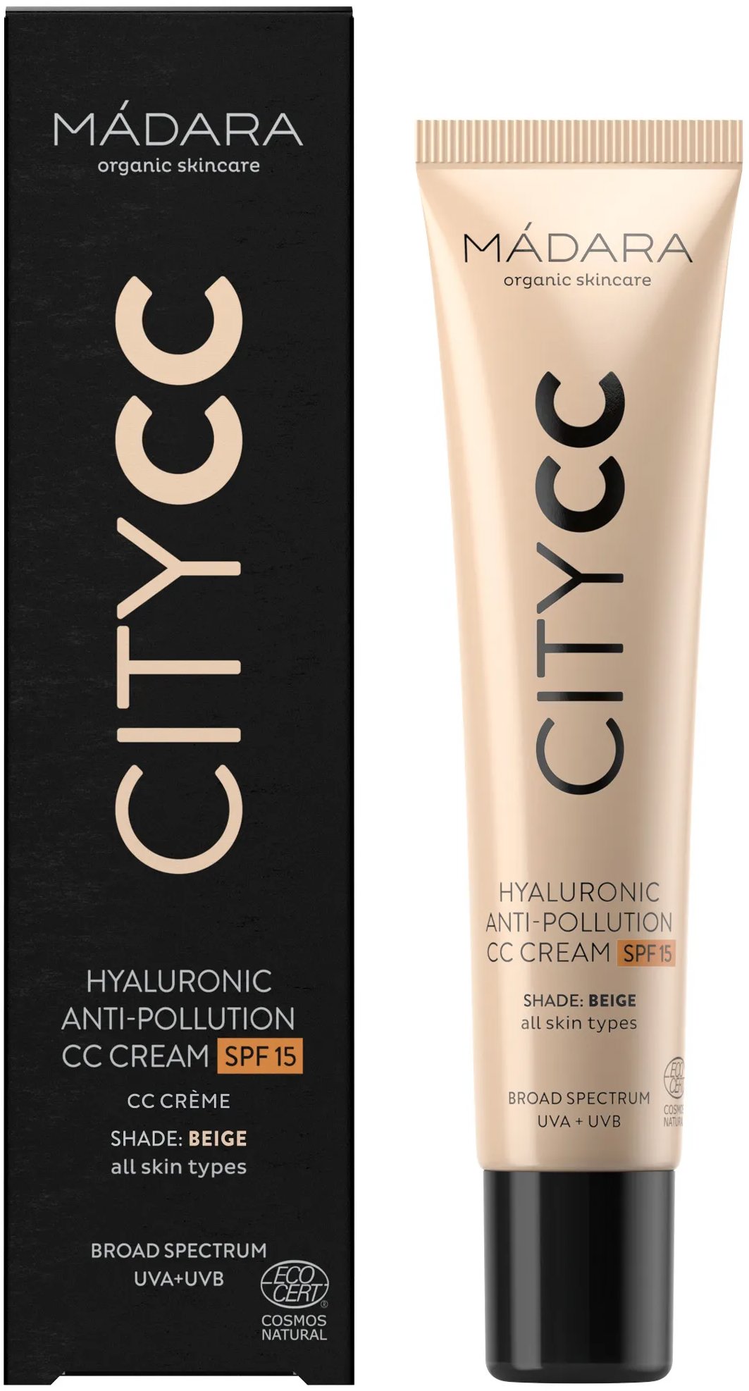 MÁDARA City CC Krém SPF 15 Beige 40 ml