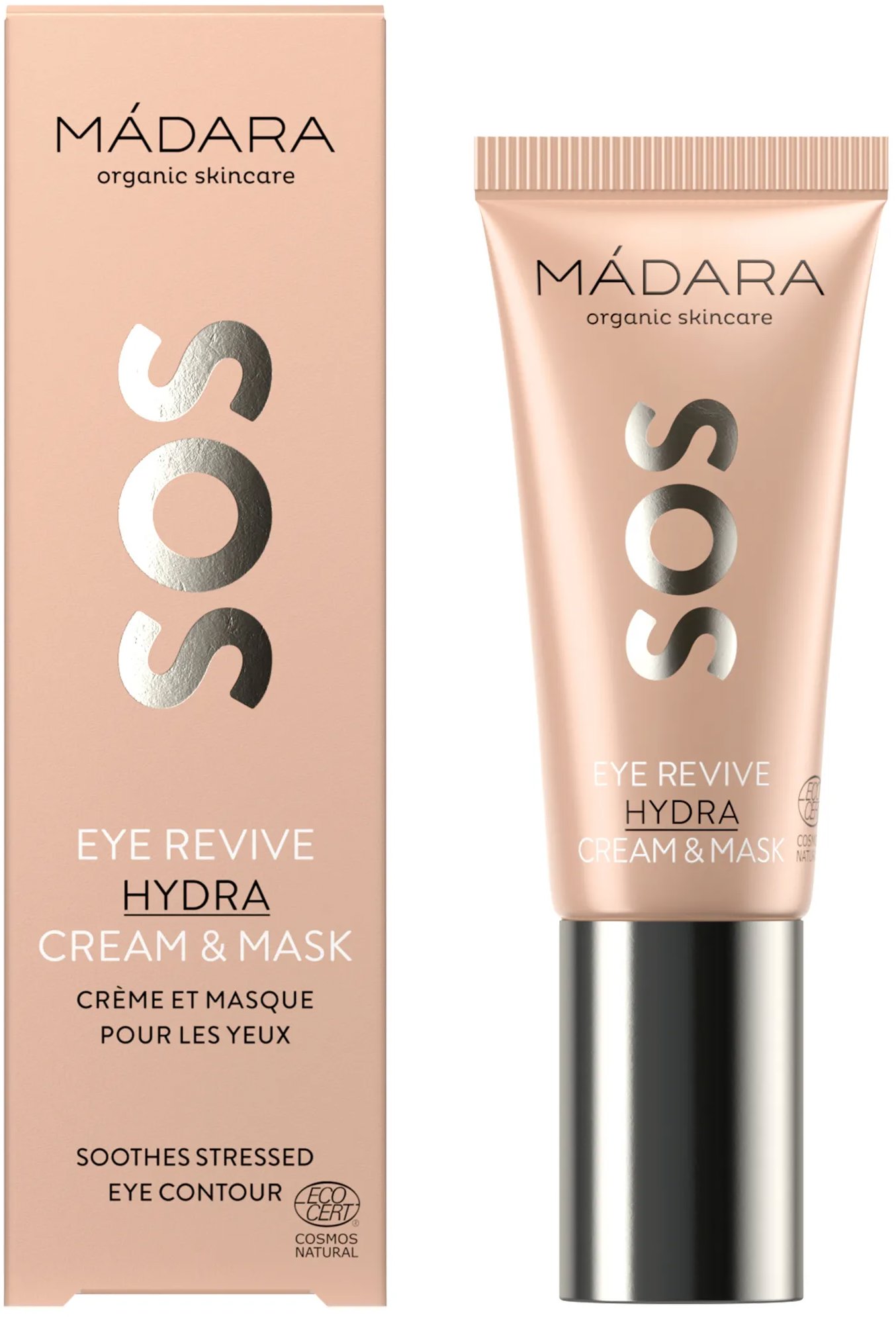 MÁDARA SOS Hydra Hydratačný krém a maska na oči 20 ml