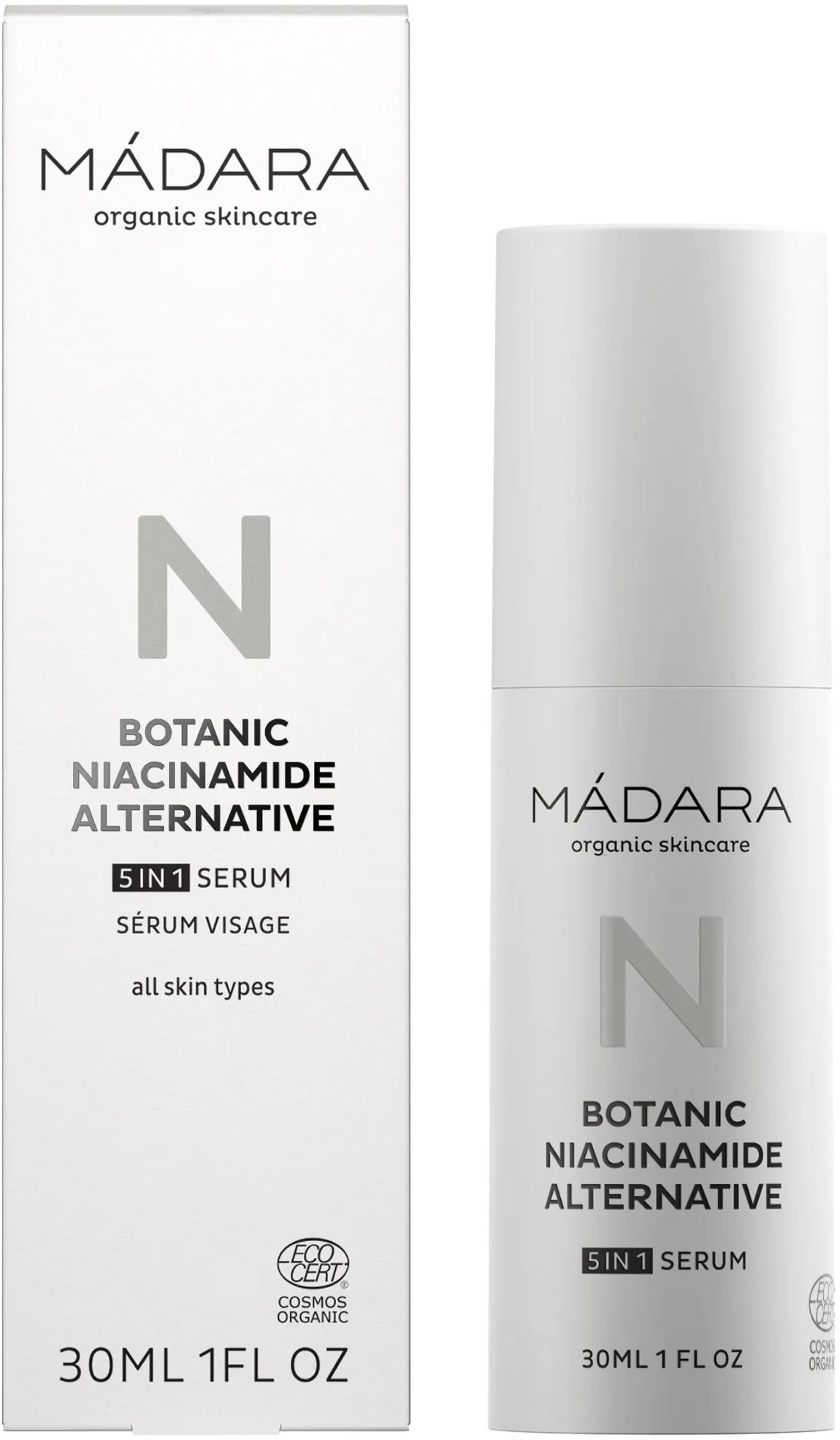 MÁDARA Botanic Niacinamide 5 v 1 sérum 30 ml