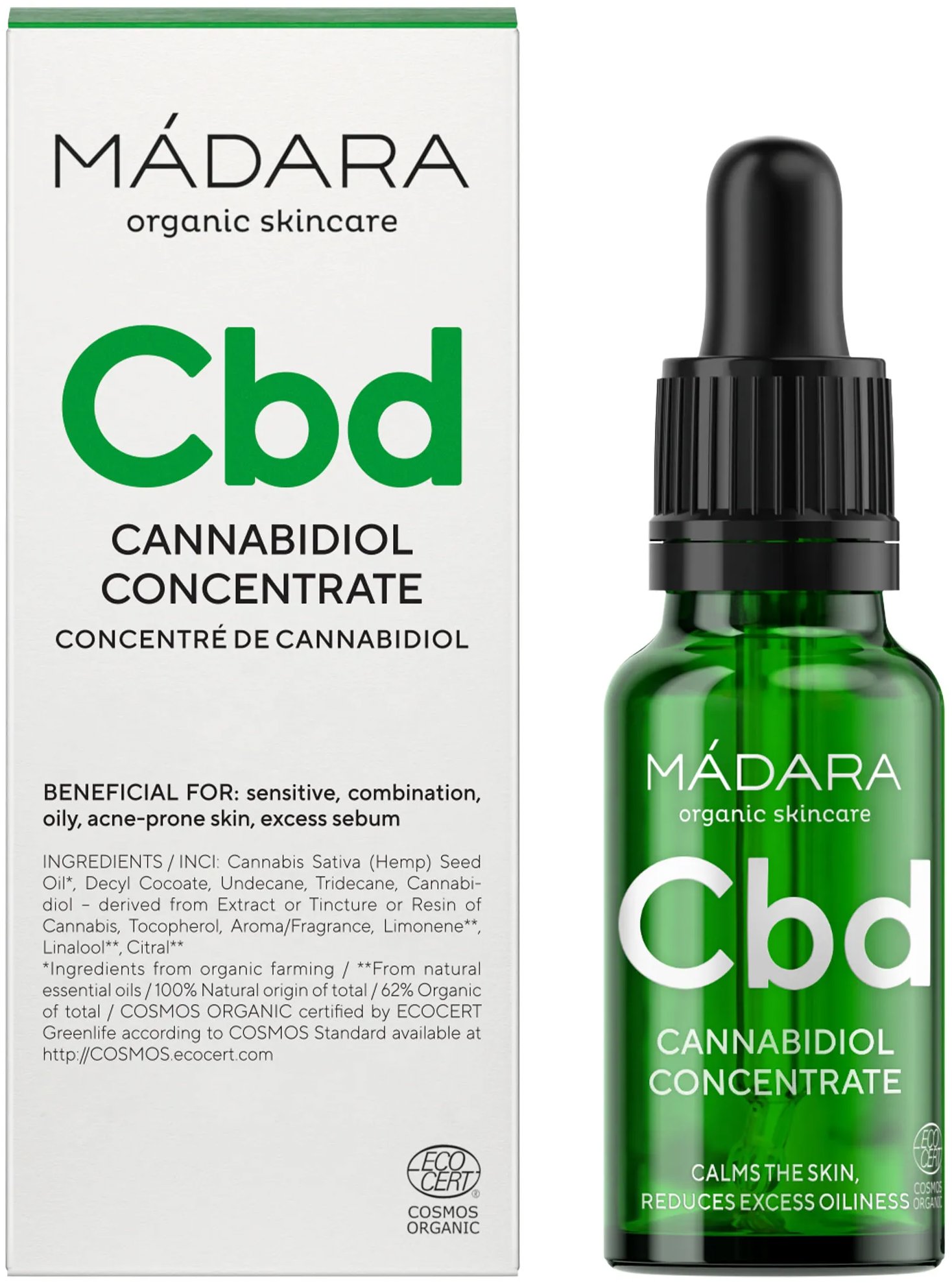 MÁDARA Cbd Kanabidiol koncentrát 17,5 ml
