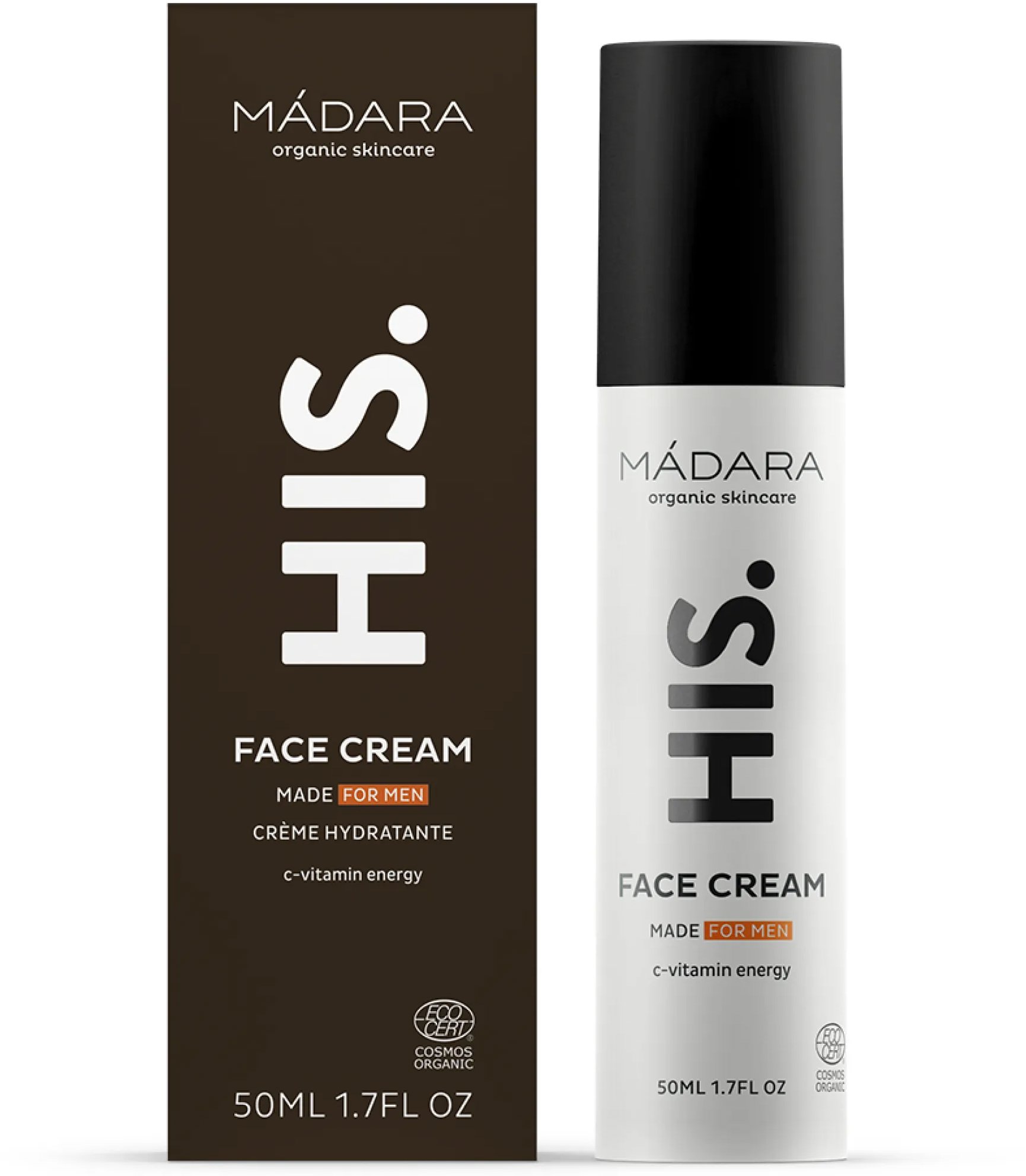 MÁDARA His Krém na tvár pre mužov 50 ml