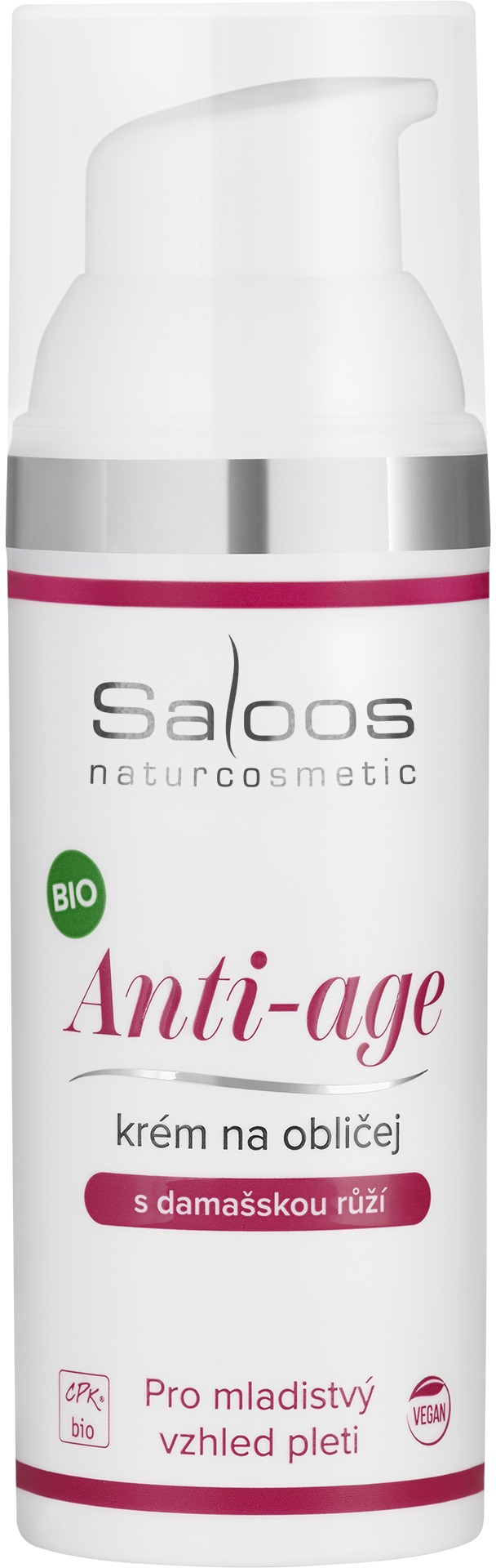 SALOOS Prírodný anti-age krém s ružou 50 ml
