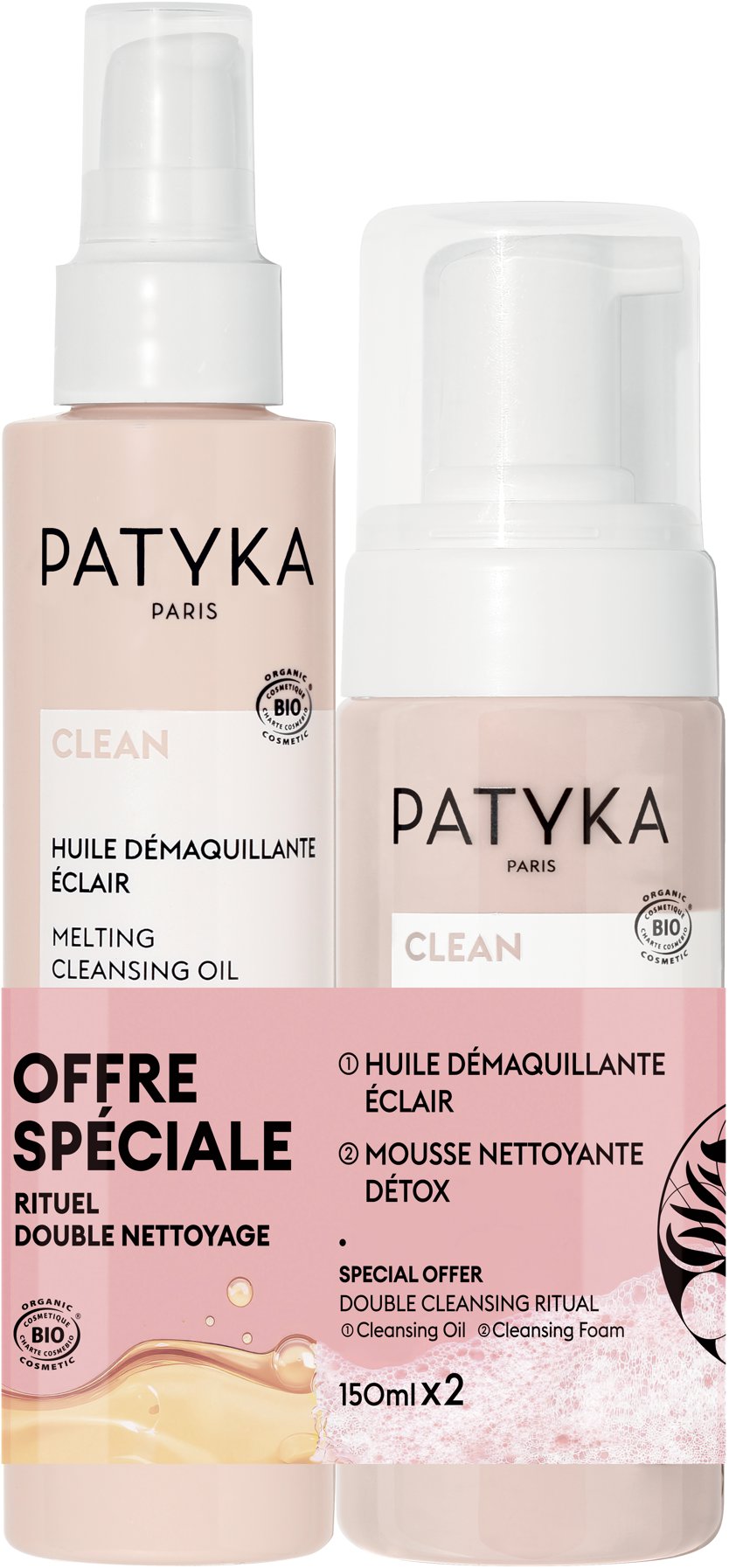 PATYKA Bundle Double Cleansing Ritual Set 2× 150 ml