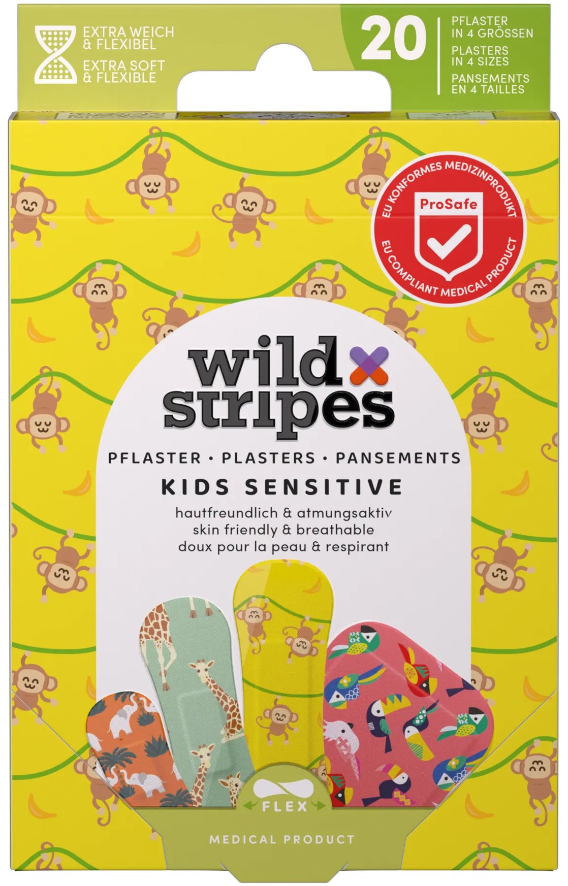 WILD Stripes Kids Jungle Vibe 20 ks