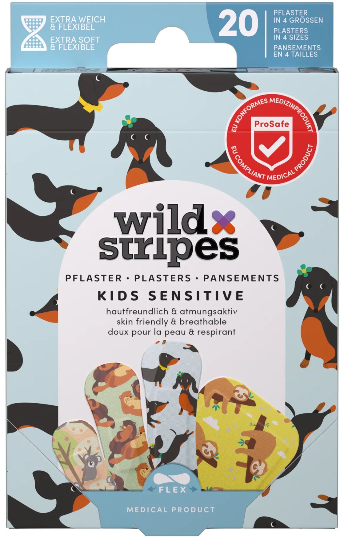 WILD Stripes Kids Animal Fun 20 ks