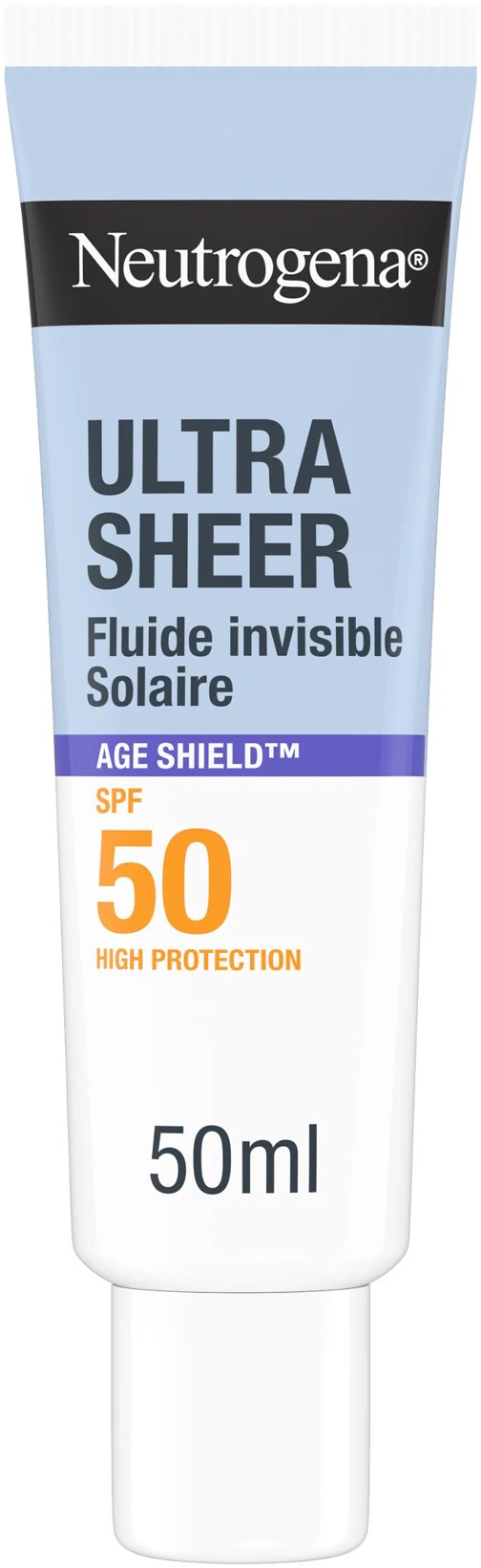 NEUTROGENA Ultra Sheer Neviditeľný fluid Age Shield SPF 50 50 ml