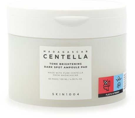 SKIN1004 Madagascar Centella Tone Brightening Dark Spot Ampoule Pad 130 ml 60 pads
