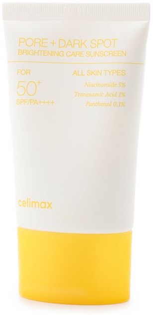 CELIMAX Pore+Dark Spot Brightening Care Sunscreen SPF50+ 50 ml