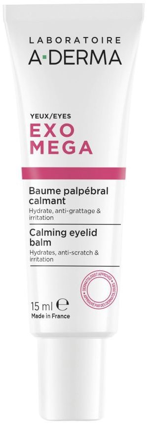 A-DERMA Exomega upokojujúci balzam na očné okolie 15 ml