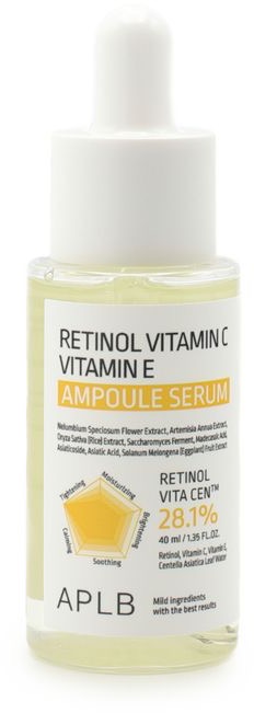 APLB Retinol Vitamín C Vitamín E Ampoule Serum 40 ml