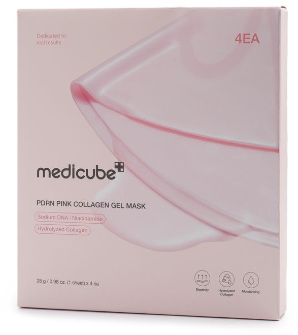 MEDICUBE PDRN Pink Collagen Gel Mask 4× 28 g