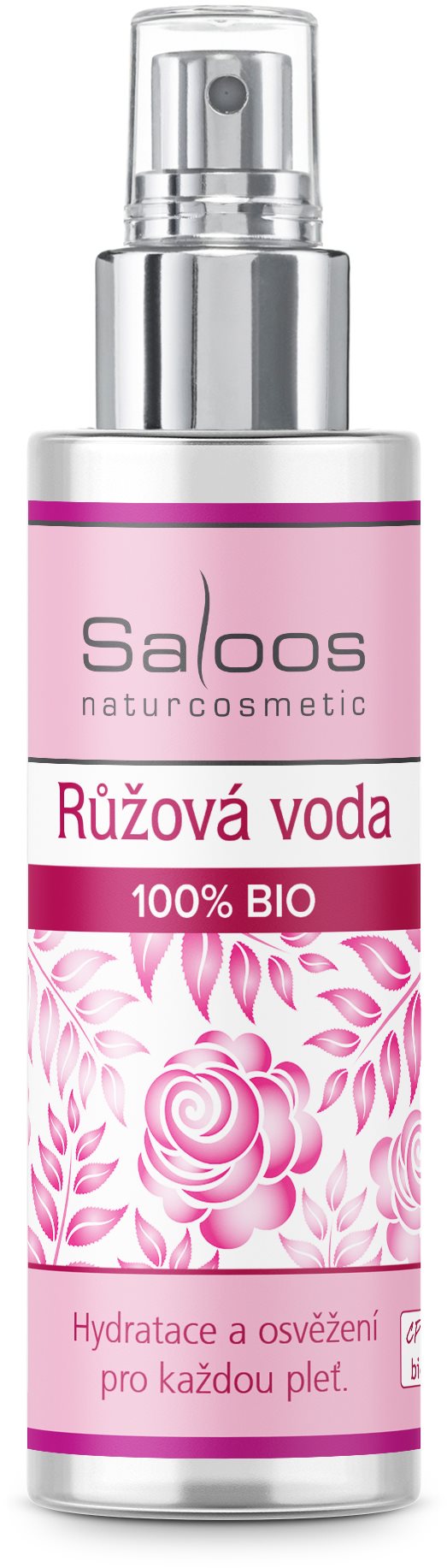 SALOOS 100% Bio Ružová voda 100 ml