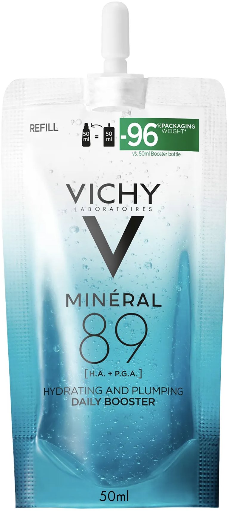 VICHY Mineral 89 Booster Polyglumatic sérum – náplň 50 ml