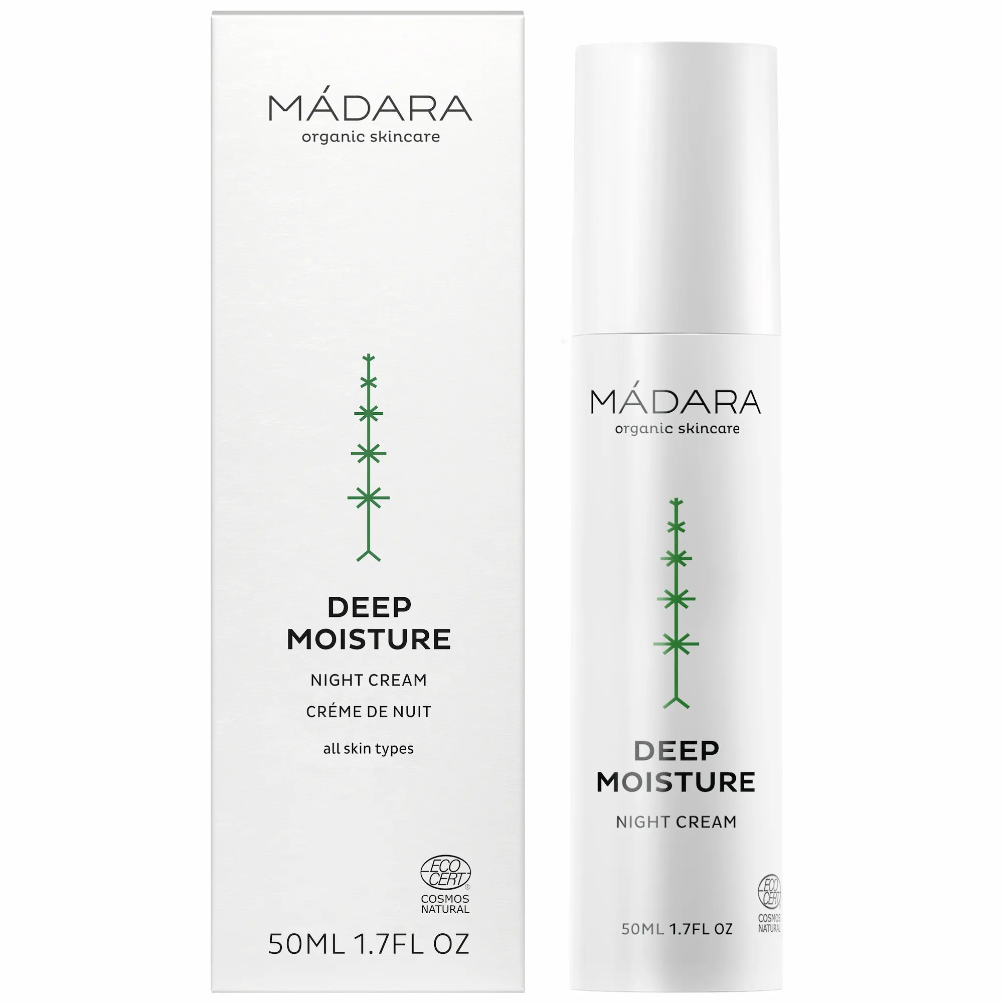 MÁDARA Deep Moisture Nočný krém 50 ml