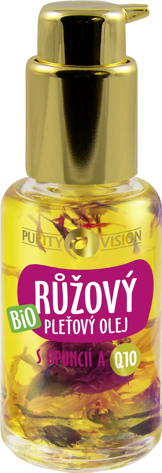 PURITY VISION Bio Ružový pleťový olej 45 ml