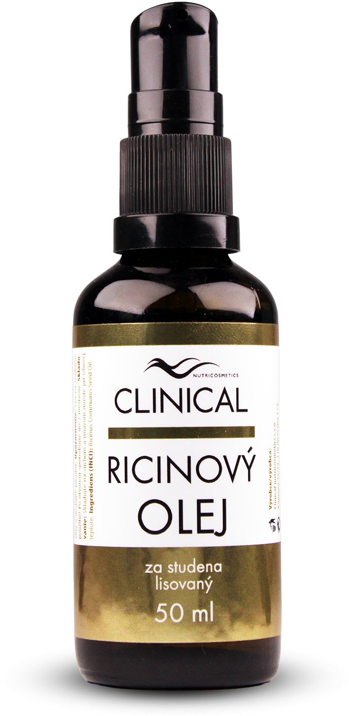 CLINICAL Ricínový olej za studena lisovaný 50 ml