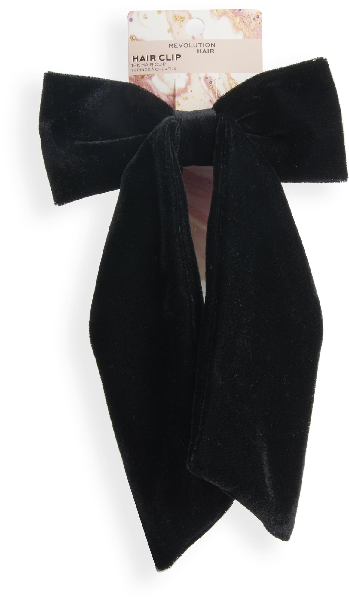 REVOLUTION Hair Clip Mašľa Čierna