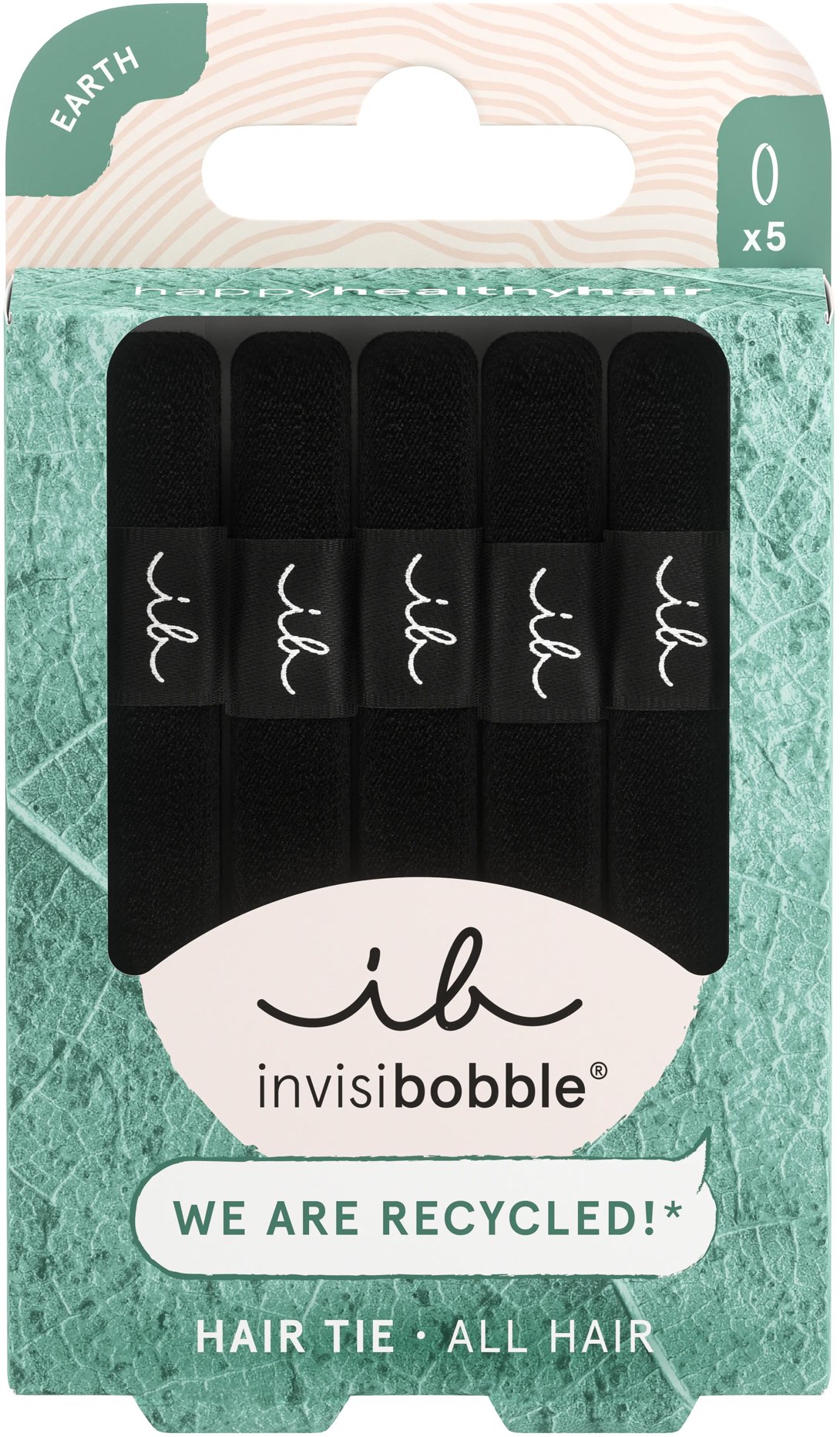 INVISIBOBBLE Hair Tie Black, 5 ks
