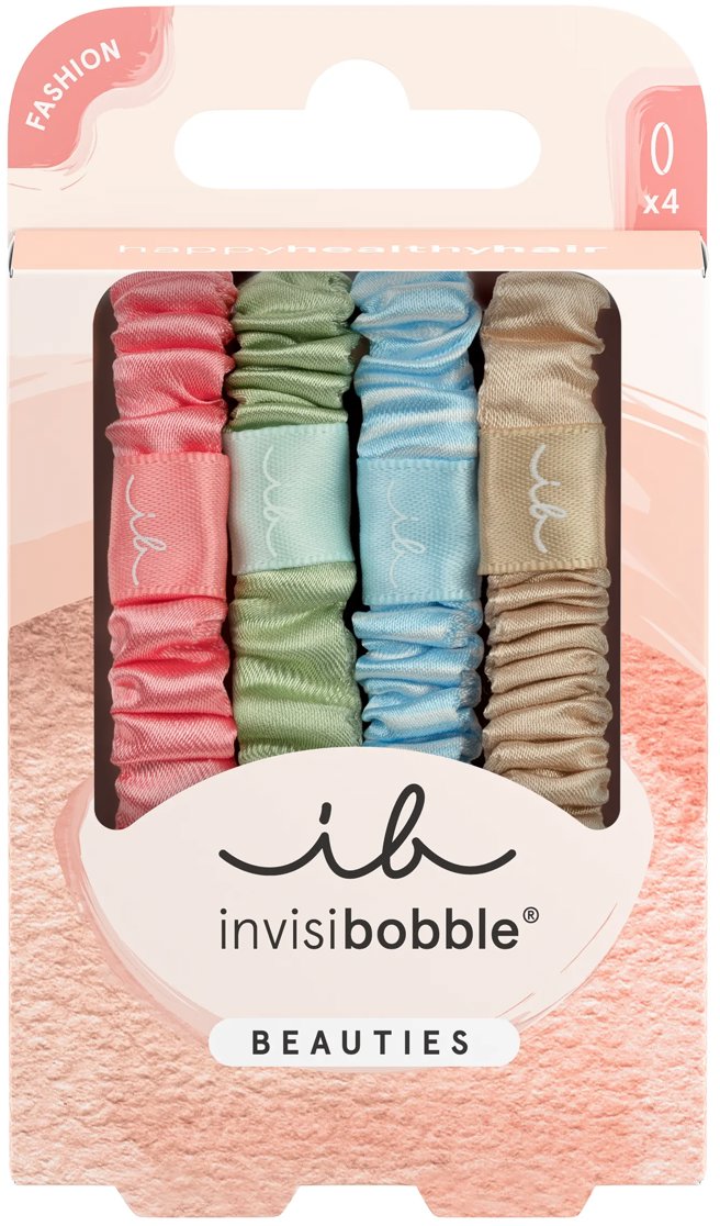 INVISIBOBBLE Beauties Satin Sorbet, 4 ks