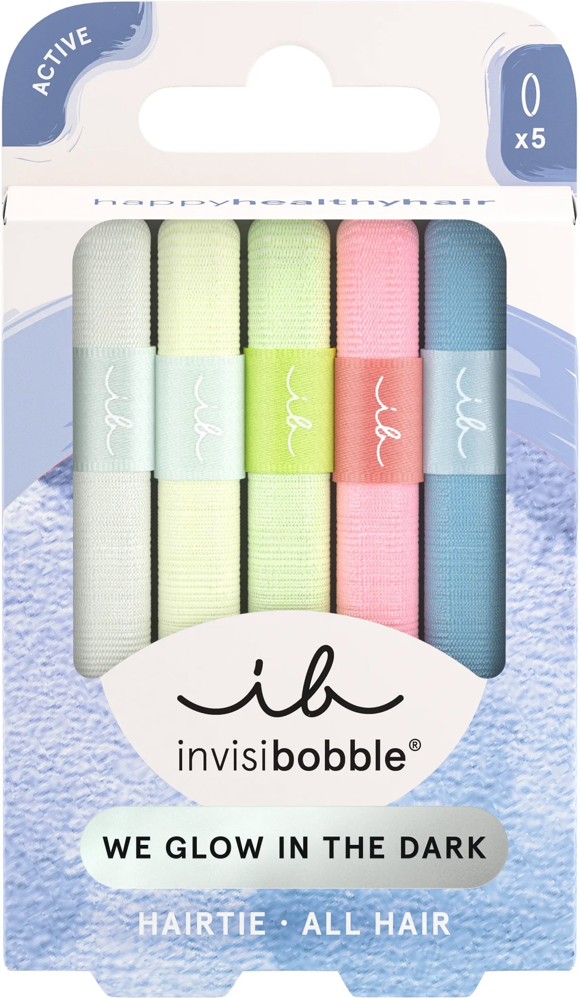 INVISIBOBBLE Hairtie Glow In The Dark, 5 ks