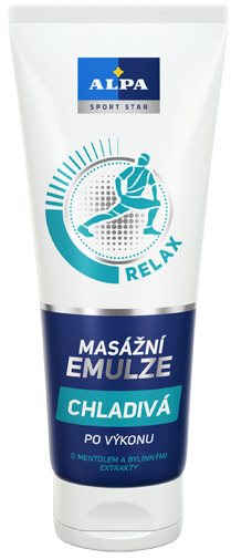 ALPA Masážna emulzia RELAX chladivá po výkone 210 ml