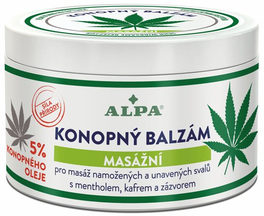 ALPA Konopný Balzam MASÁŽNY 250 ml