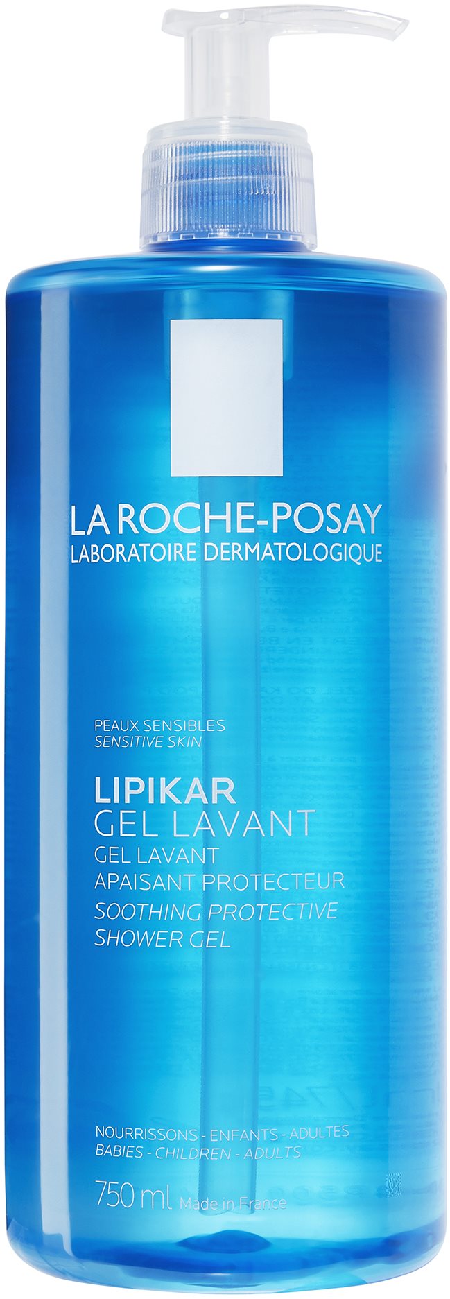 La Roche-POSAY Lipikar Gel Lavant Upokojujúci a ochranný sprchovací gél 750 ml