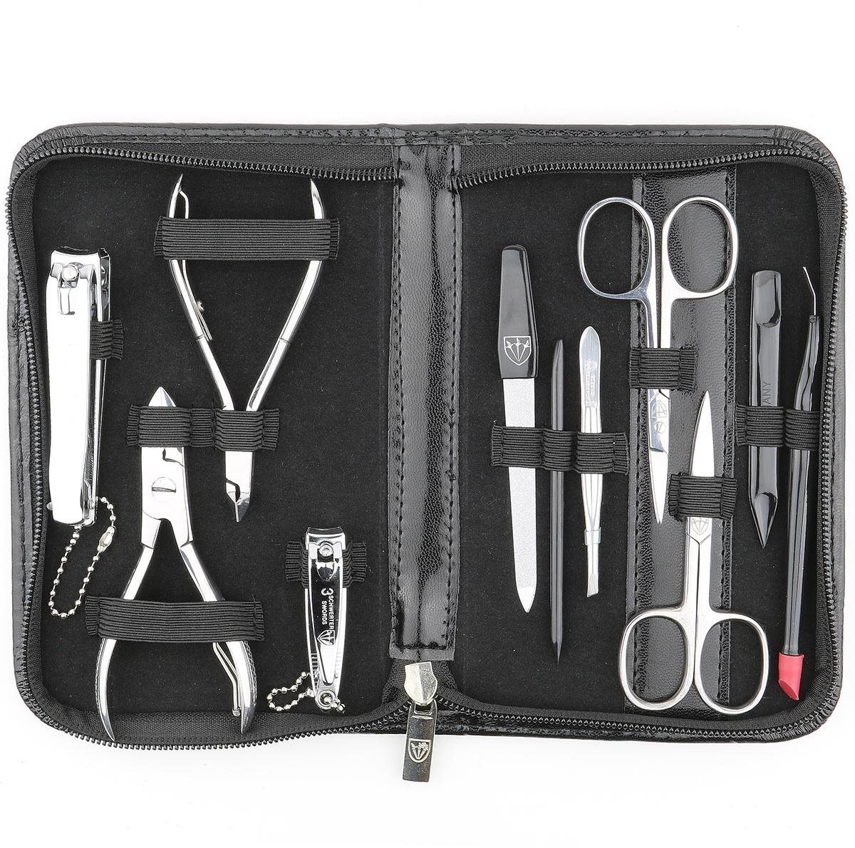 KELLERMANN súprava na manikúru a pedikúru 7872 P N čierna