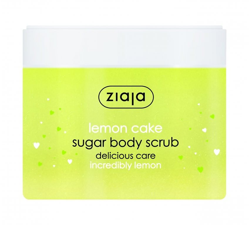 ZIAJA Lemon cake Cukrový telový peeling 300 ml