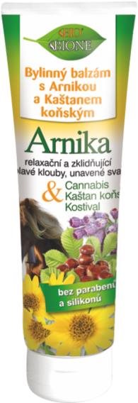 BIONE COSMETICS Bio Cannabis Bylinný balzam s arnikou a pagaštanom konským 300 ml