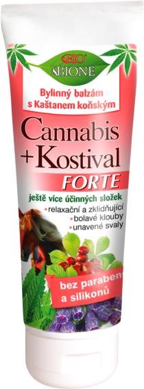 BIONE COSMETICS Bio Cannabis + Kostihoj Forte Bylinný balzam 200 ml