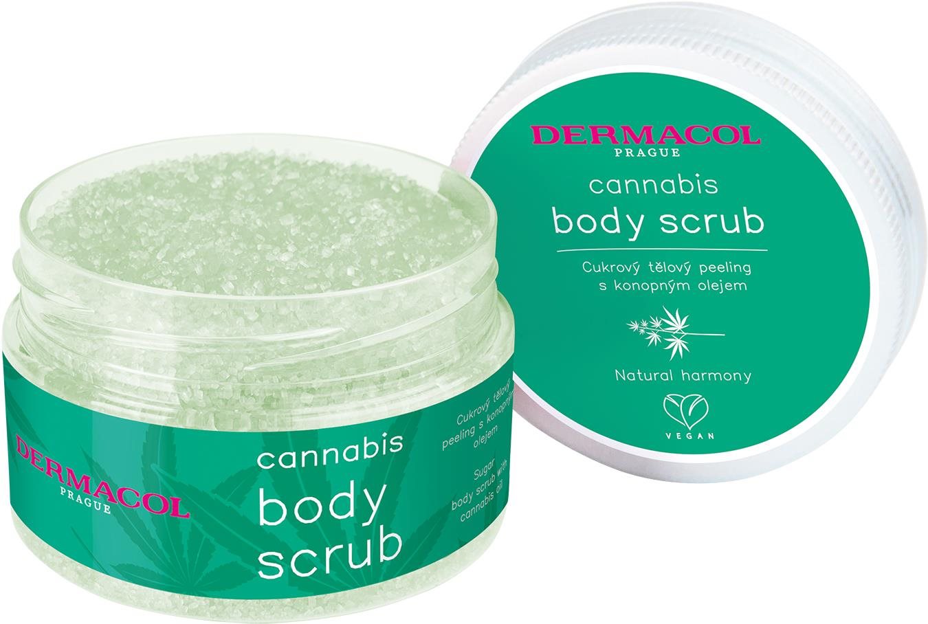 DERMACOL Cannabis telový peeling 200 ml