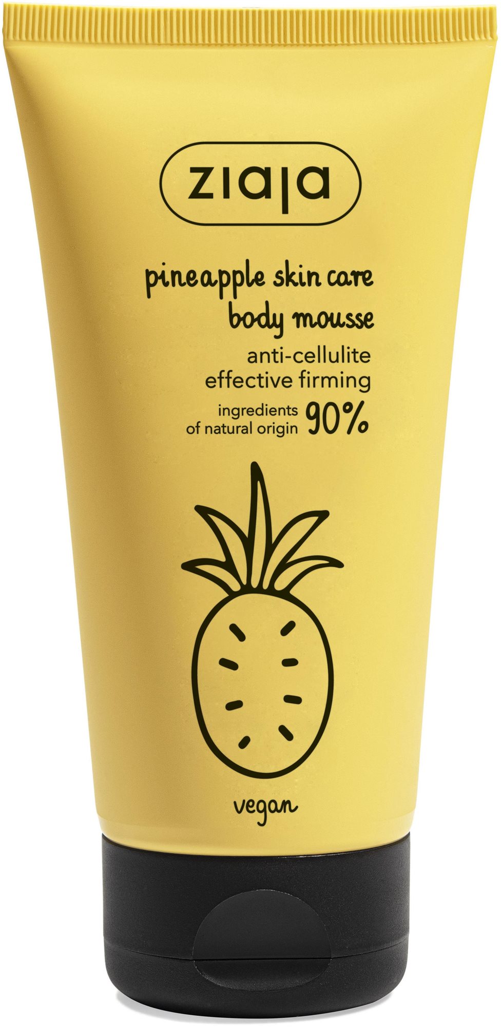 ZIAJA Ananas Telová pena anticelulitídná ľahká formula 160 ml