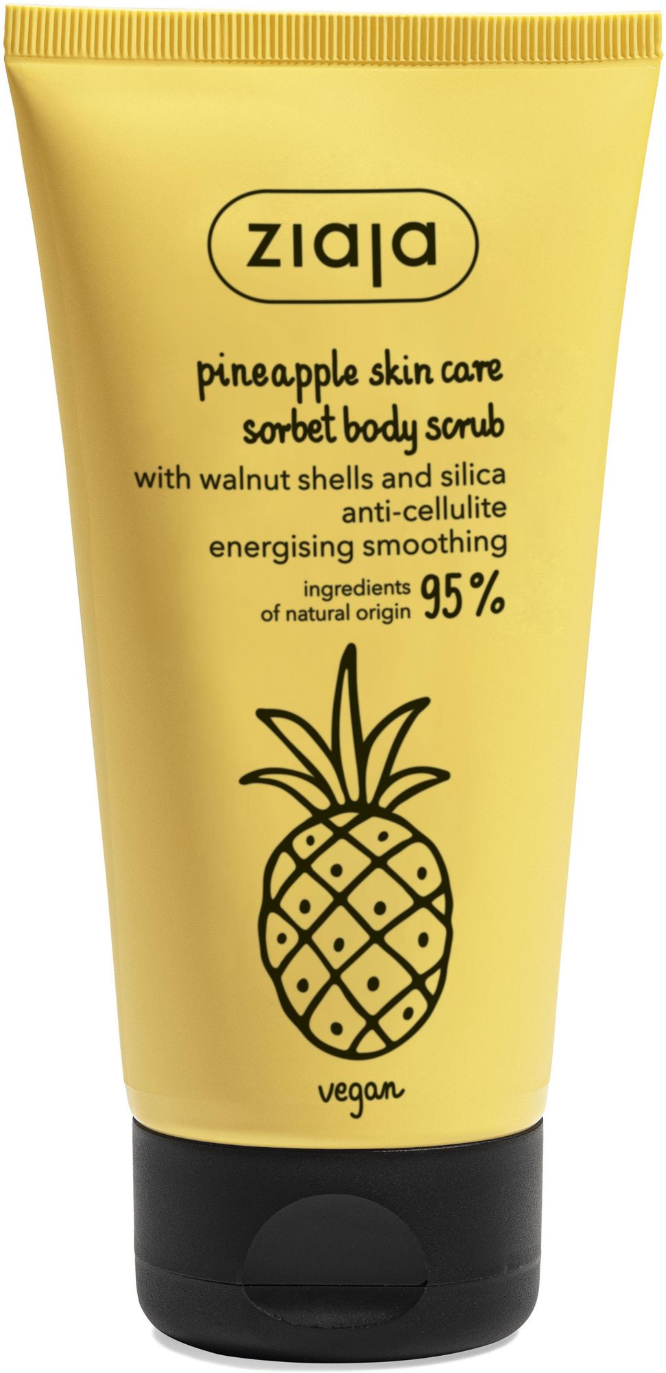 ZIAJA Ananás Sorbet anticelulitídny telový peeling 160 ml