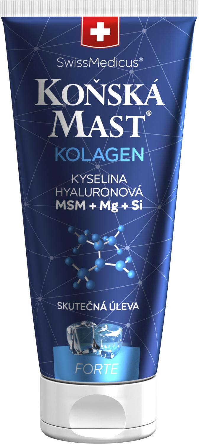 SwissMedicus Konská Masť s Kolagénom Forte Chladivá 200 ml