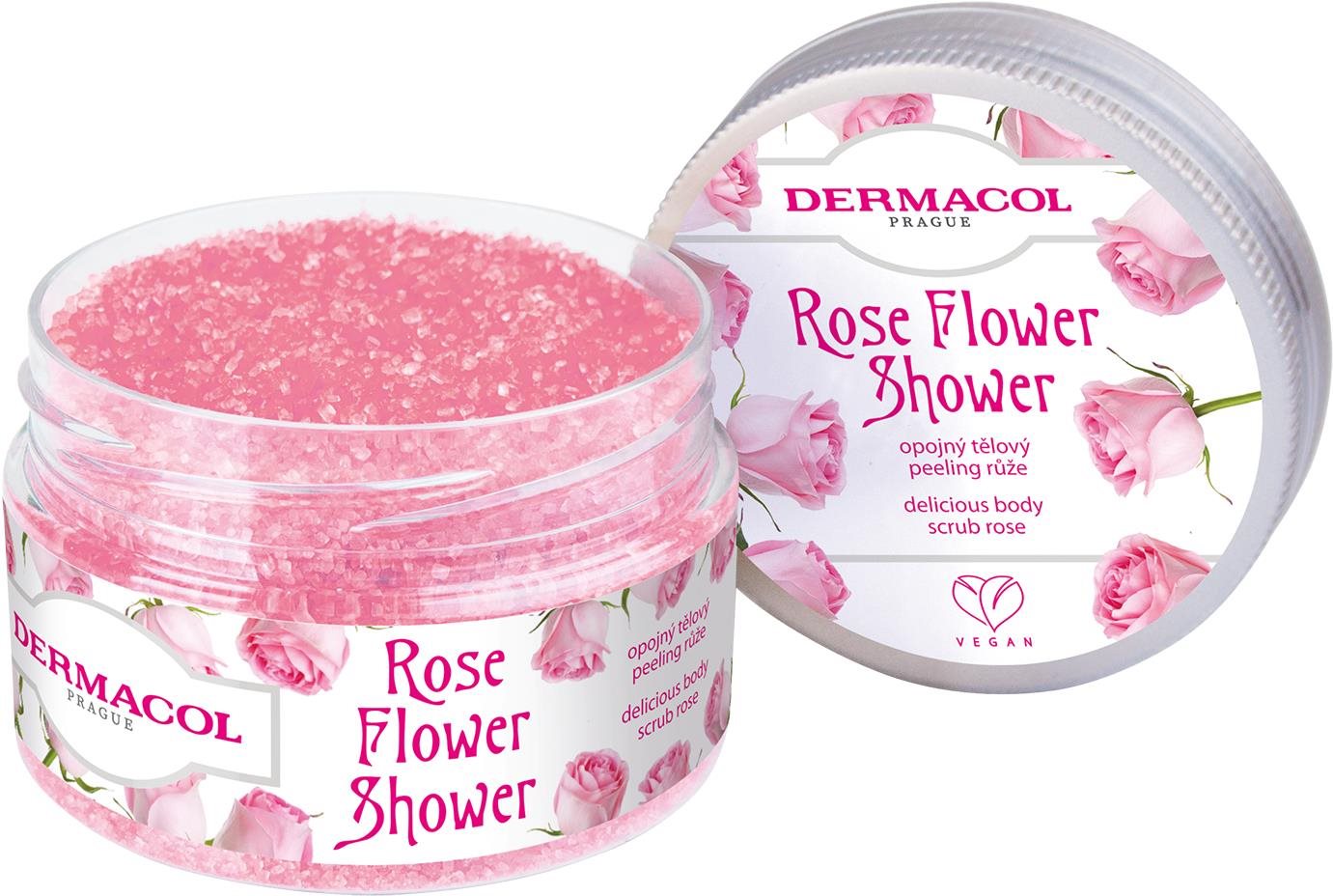 DERMACOL Flower peeling Ruže 220 g