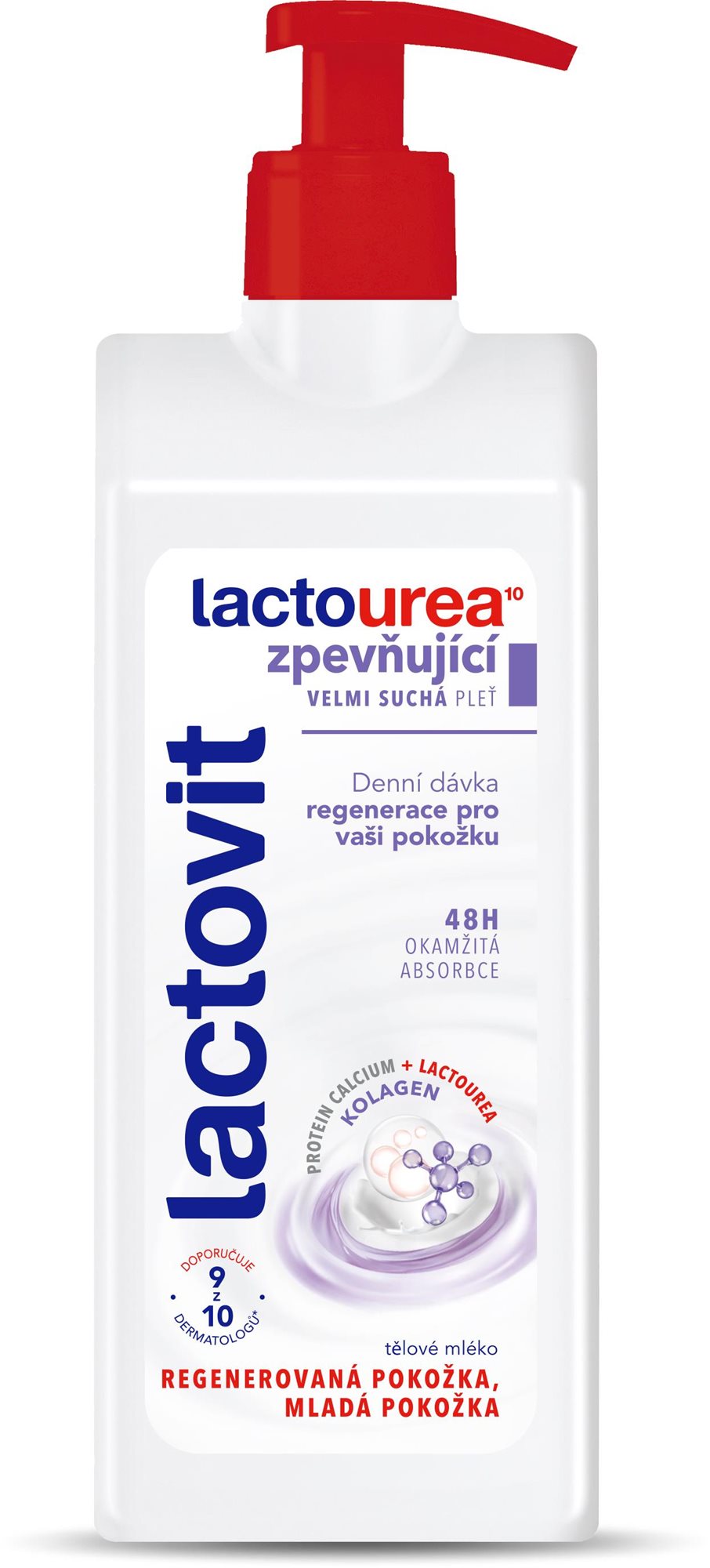 LACTOVIT Lactourea Telové Mlieko Spevňujúce 400 ml