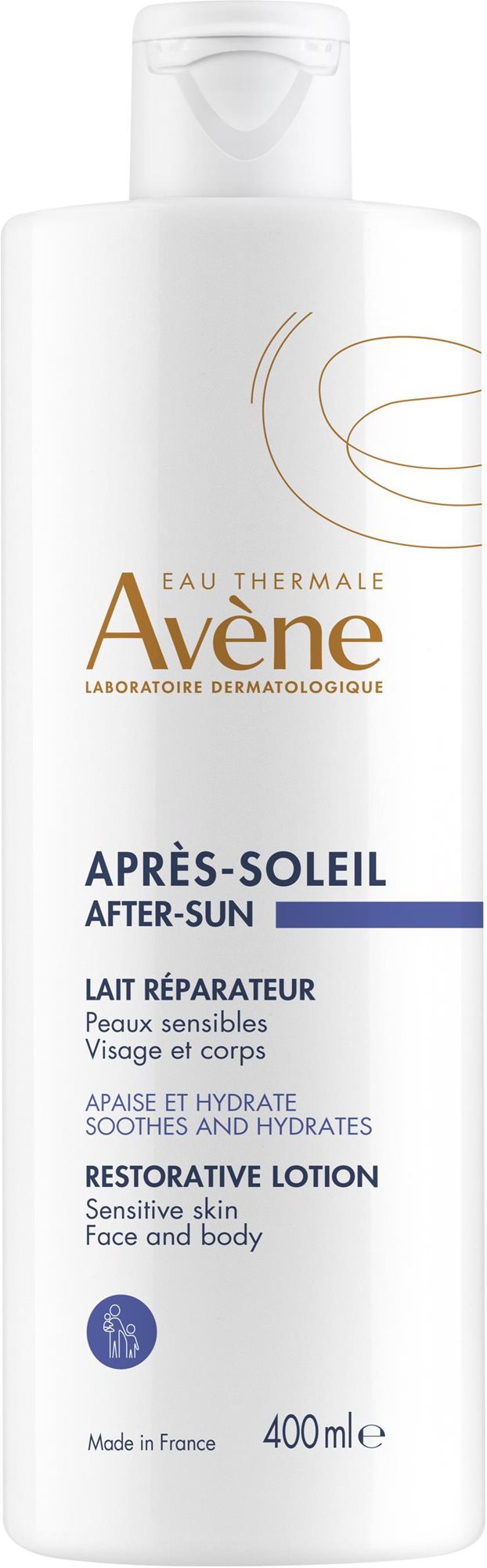 AVENE Sun Reparačné mlieko na opaľovanie 400 ml