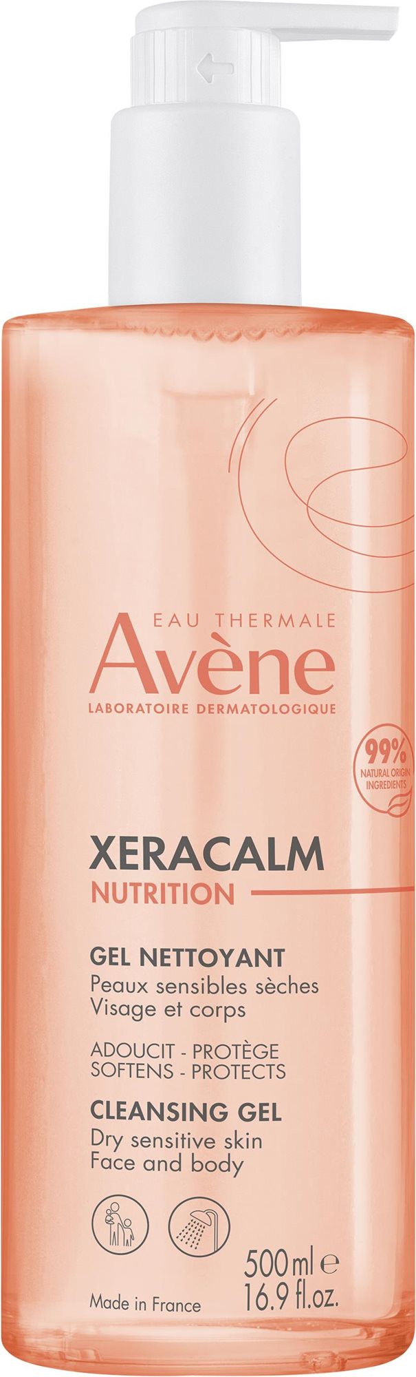 AVENE XeraCalm Nutrition Umývací gél 500 ml
